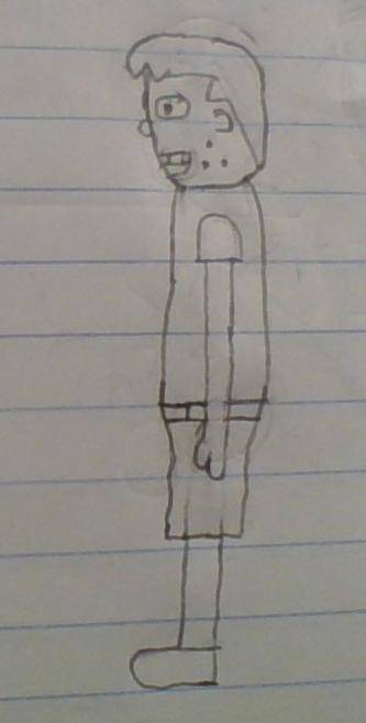 I'm drawing a cartoon character for my upcoming comic series and I just drew the main character. do
