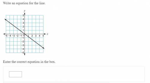 Finish the porblem-
Enter the correct equation in the box.