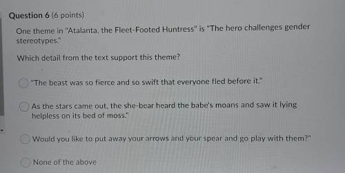 One theme in Atlanta, the fleet-footed Huntress is The hero challenges gender stereotypes.

Wh