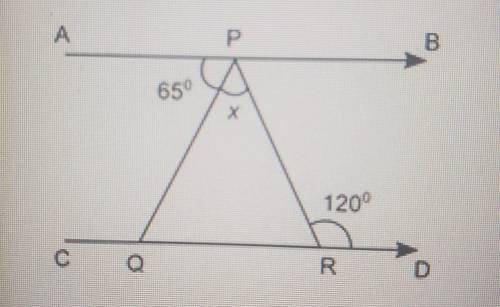 WILL MARK BRAINLIST NEED IT DONE ASAP!!

In the figure shown, line AB is parallel to line CD. Part