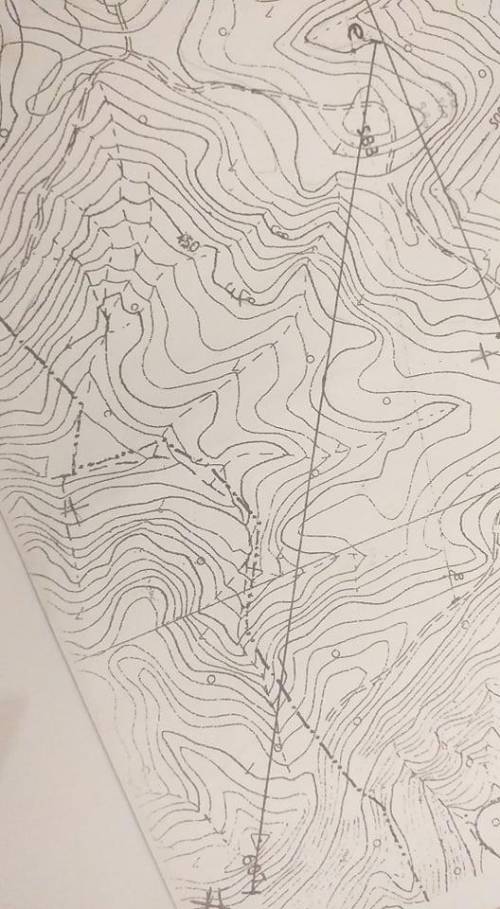 Help me please carte topographic (E F)