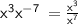 \LARGE\bf\mathsf{x^3x^{-7}\:=\frac{x^3}{x^{7}}}