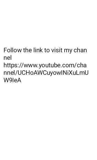 Please subscribe to my You Tube channel TIME TO STUDY

For recognition some hints are • 5 subscrib