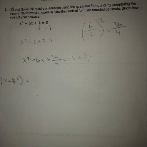 Got this so far, just need the answer to know if im correct