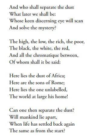 What is the theme of Common Dust by Georgia Douglas Johnson?

Here's is the poem to make it easi