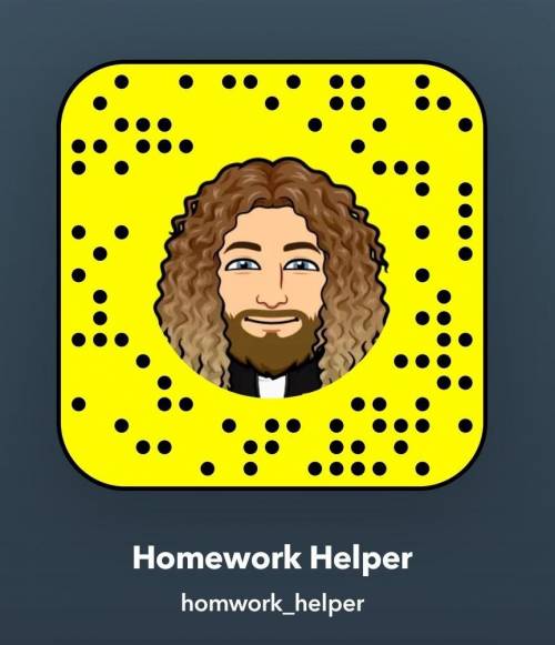 Would you like someone to do your homework for you? Send me a message on my sc, i can do it for fre