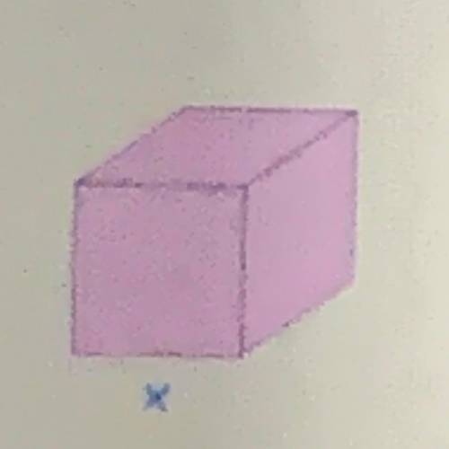 A cube has a surface area of 54cm^2 Find the side length, x, of the cube
