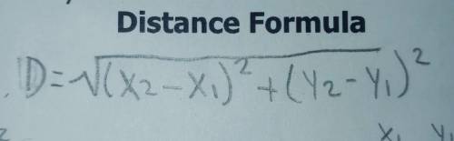 What is the Distance formula of (-6, -12) and (4,8)Distance formula is in picture