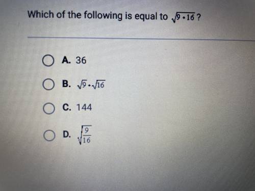 Neeed help ASAP

Which of the following is equal to the equation in the pictur