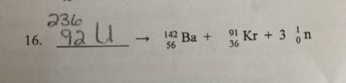 Can somebody please explain what's going on in this nuclear equation?
