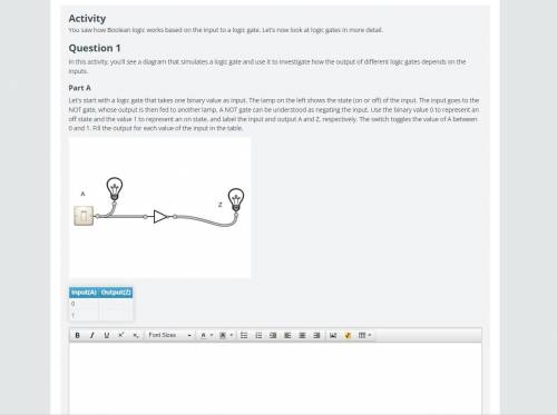 In this activity, you’ll see a diagram that simulates a logic gate and use it to investigate how th