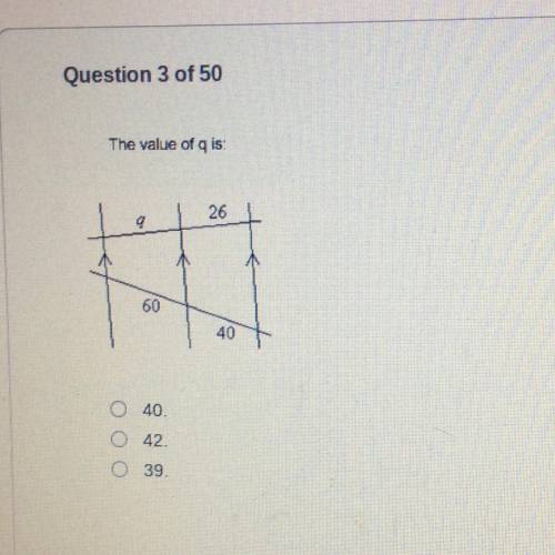 What is the value of q