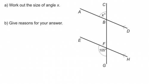 Find angle x in the image below