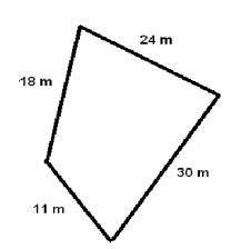 What is the perimeter of the polygon shown below?

A. 59 m
B. 62 m
C. 73 m
D. 83 m