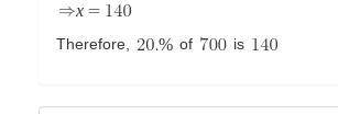 700 people attended a football game. If 20% of the people who attended were teenagers, how many teen