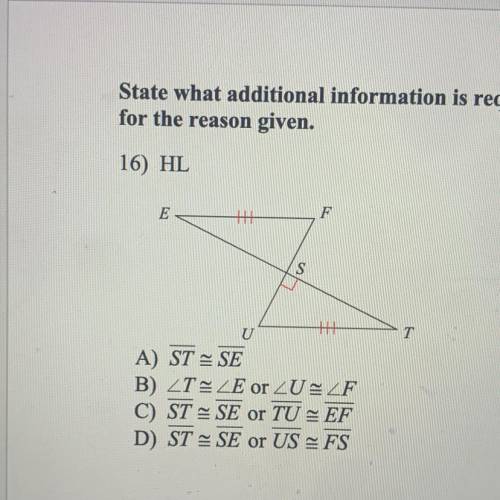 Solve for HL hypotenuse leg theorem
-GEOMETRY