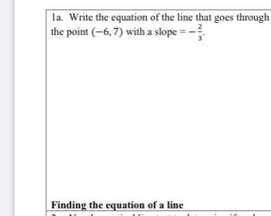 How do I find the equation of the line?