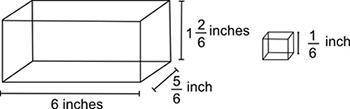 The figure below shows a rectangular prism and a cube:

A rectangular prism and a cube are drawn s