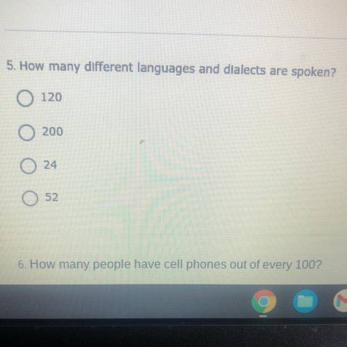5. How many different languages and dialects are spoken?