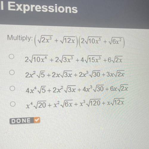 Multiply: 2x3 + 12x 2 10x5 + 6x2