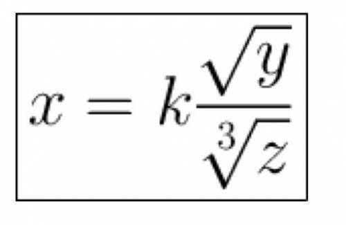 3. The value of y varies directly with cand inversely with the square of z. What equation models thi