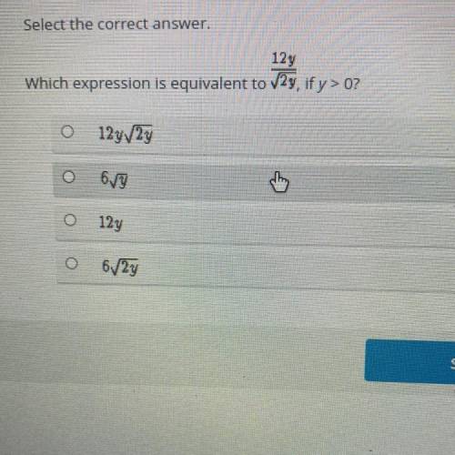Algebra 2 Which expression is equivalent?