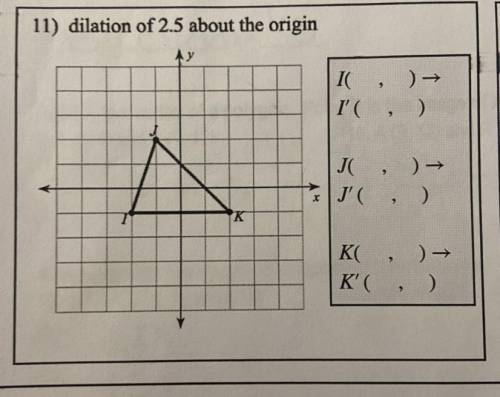 LAST ATTEMPT MARKING AS BRAINLIEST!! (Graph the image of the figure using the dilation given)