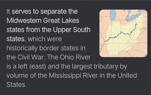 Why the mississippi river and the ohio river were used both as state borders