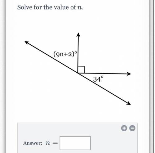 Solve the value of n