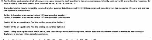 Please look at file and answer all three questions with showing work