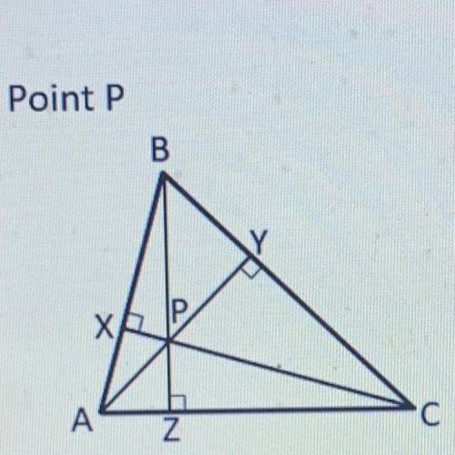 Please help! What is this triangle relationship?

Word bank:
Midsegment
Altitude 
Centroid 
Angle