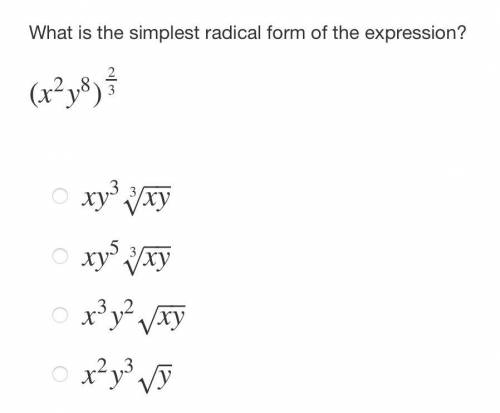 What is the simplest radical form of expression?