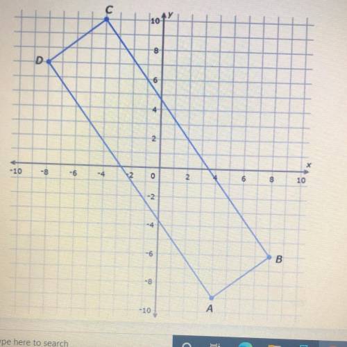 A) What is the most appropriate name for the quadrilateral shown above?_____

b) What is the perim