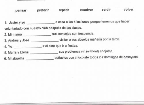 Can someone help me with these Spanish questions ?