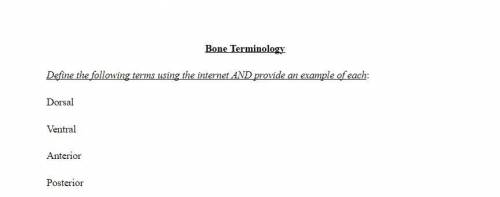 Middle school bio question abt bones please help 
100 pt offering