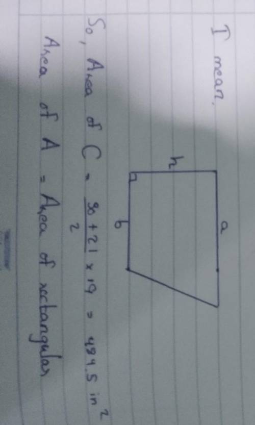 Find the total area of the composite figure below. SHOW ALL WORK.