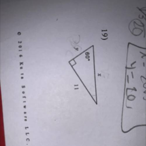 How would I solve this using the 30-60-90 triangle
