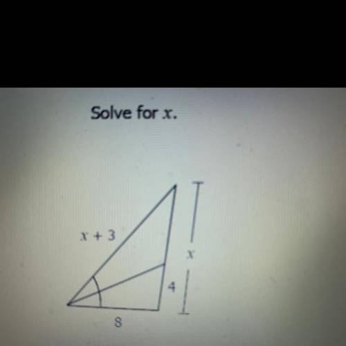 Will mark BRAINEST please help solve for x
