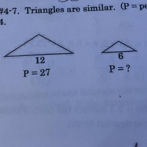 Triangles are similar. Round answer to nearest tenth (step by step)