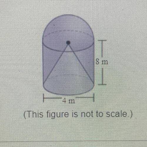 Find the surface area of this solid where the cone is hollow. Use 3.14 for pi (round to the nearest