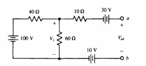 How would I find the Voltage across the open circuit
