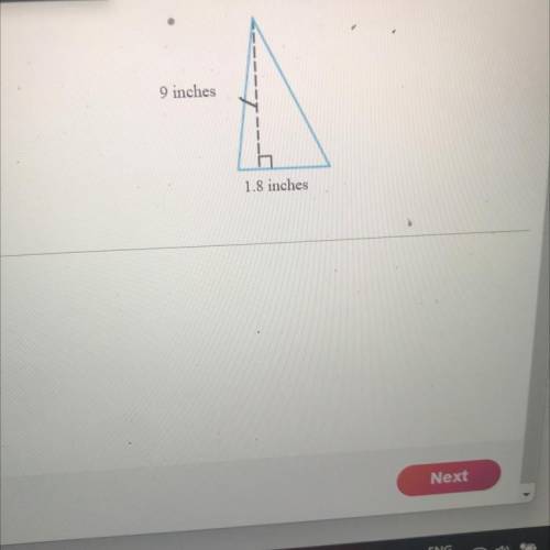 Please help I beg please 
Find the Area of the triangle