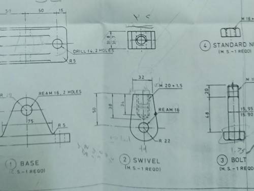 please how to drawing mechanical drawing after connecting the all parts thanks