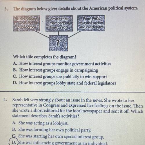 3. The diagram below gives details about the American political system.

dvise the
memb
how to ma
