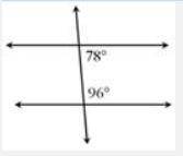 The diagram below represents parallel lines cut by a transversal. Summarize what is wrong with the