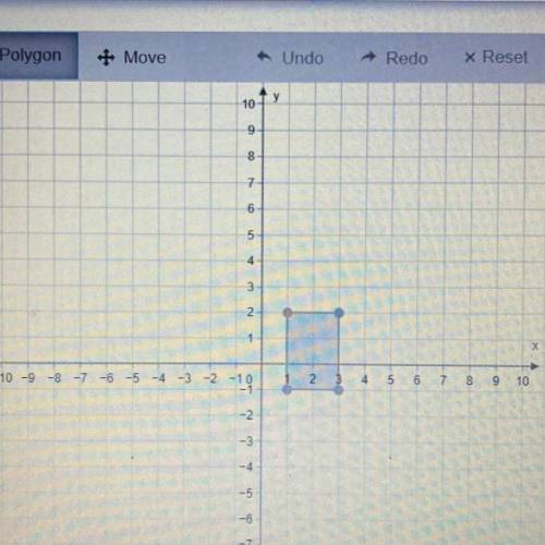 Graph the image of this figure after a dilation with a scale factor of 2 centered at the origin

U