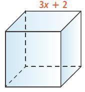 The volume of a cube is calculated by multiplying the length, width, and height. What is the volume