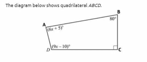 What is the measure of angle d