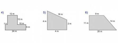 Pls help find the area of the composite shapes