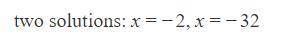 write the absolute value equations in the form |x-b|=c ( where b is a number and c can either be a